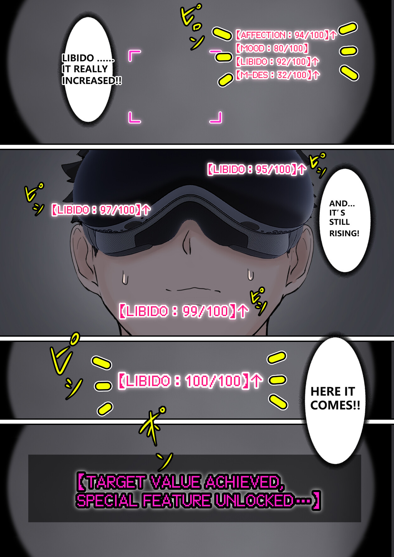 Hentai Manga Comic-My AR glasses can see various stats about my foster sister?!-Read-36